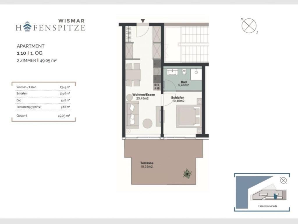 Apartamento Hafenspitze App 10 Wißmar Exterior foto